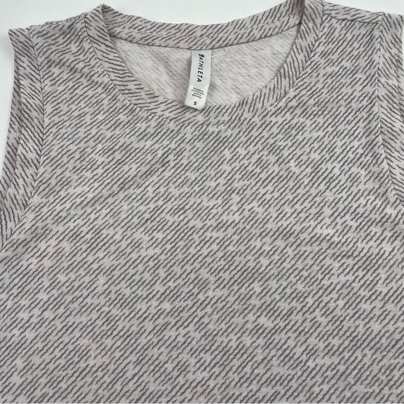 Athleta Top Women Size Small Round Neck sleeveless Slit on the sides lightweight - Picture 5 of 9
